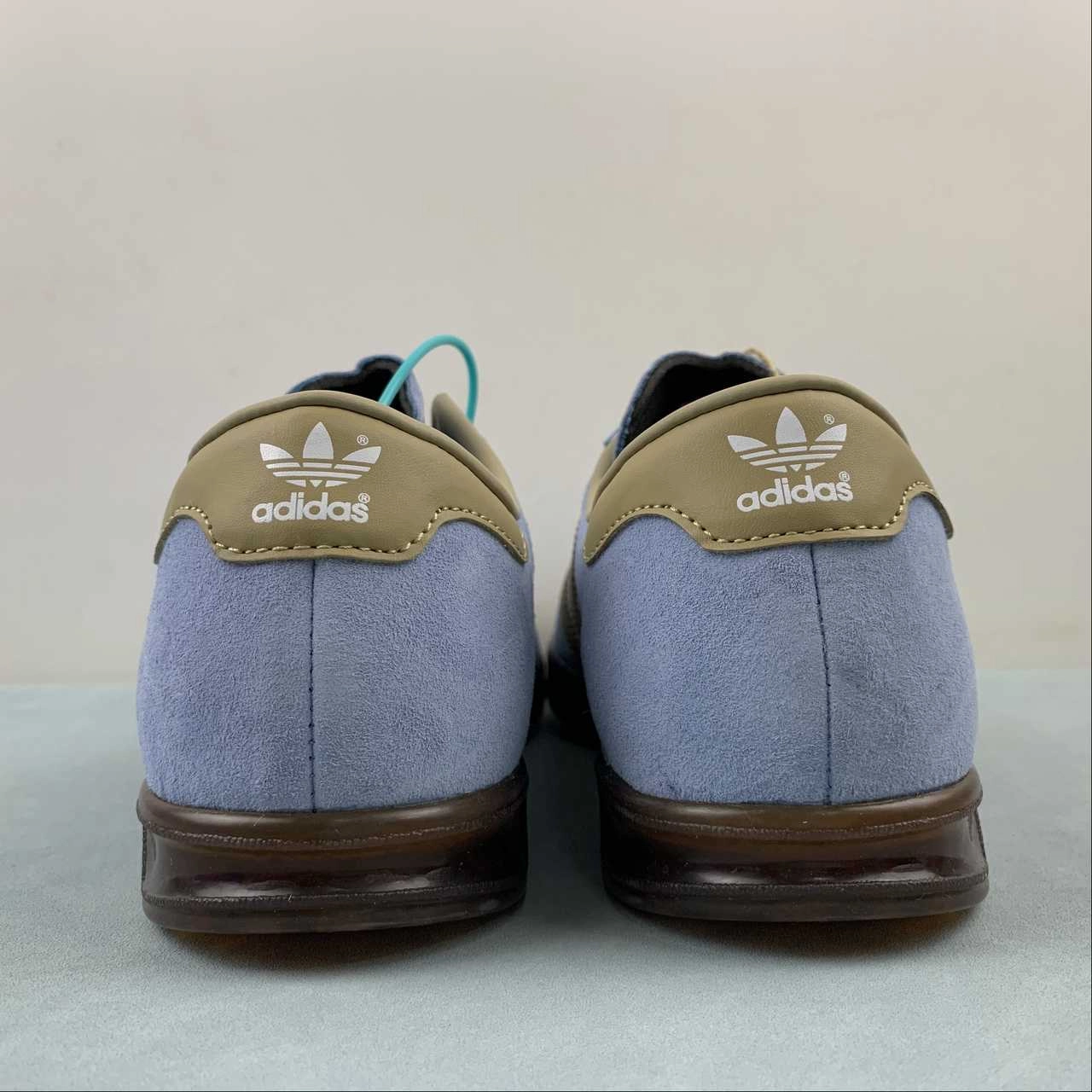 flat feet shoes short - term use shoes Adidas Handball Spezial Blue Brown ID6963