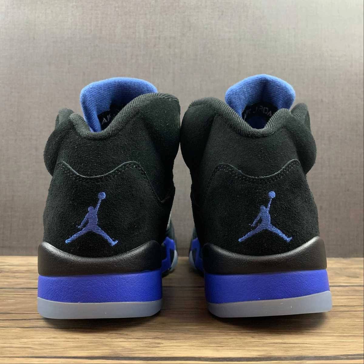 Non Restrictive Upper Air Jordan 5 Retro Black Racer Blue (2021) CT4838-004