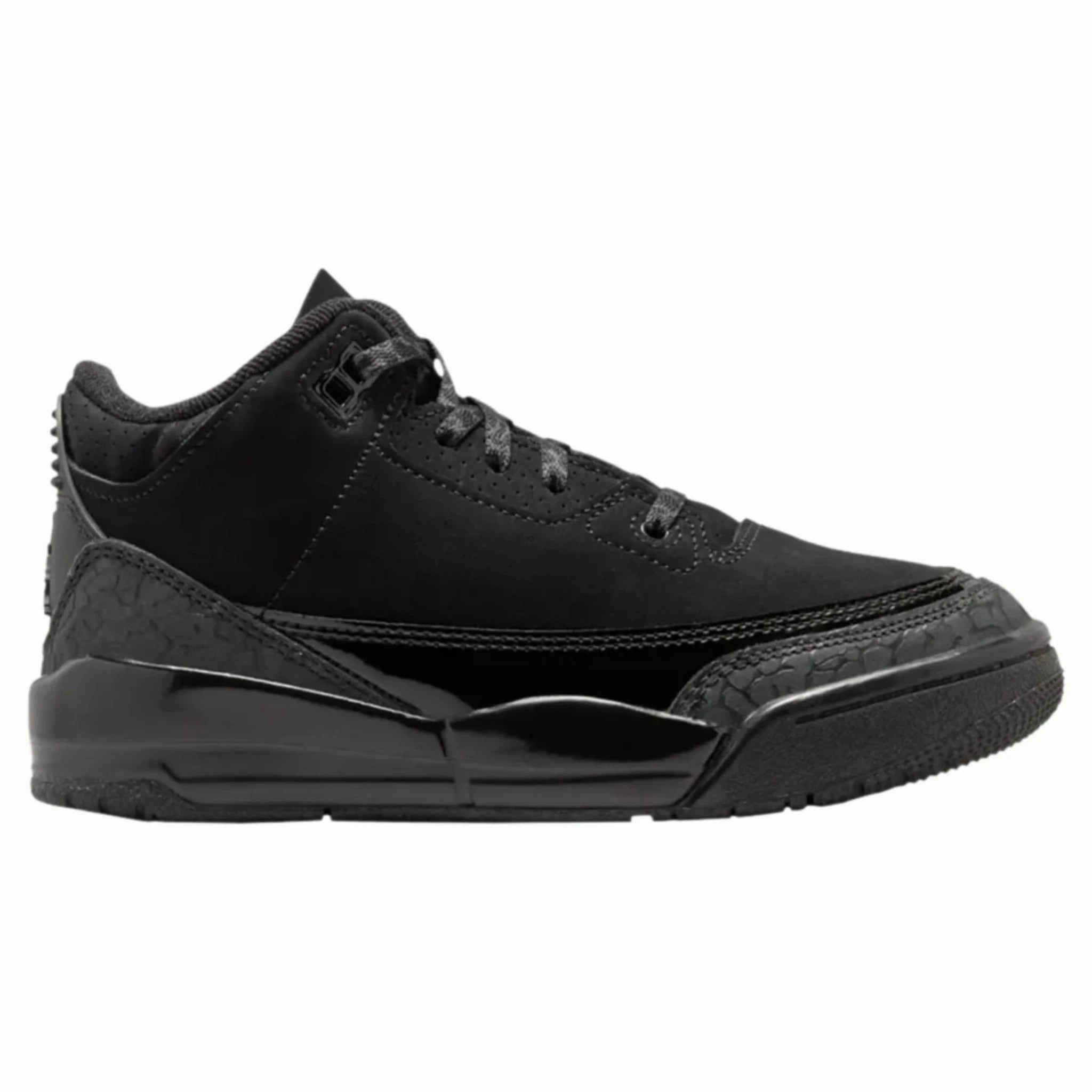 Nike Air Jordan 3 Retro Black Cat PS DM0966 001 Balanced Impact Durable Feel
