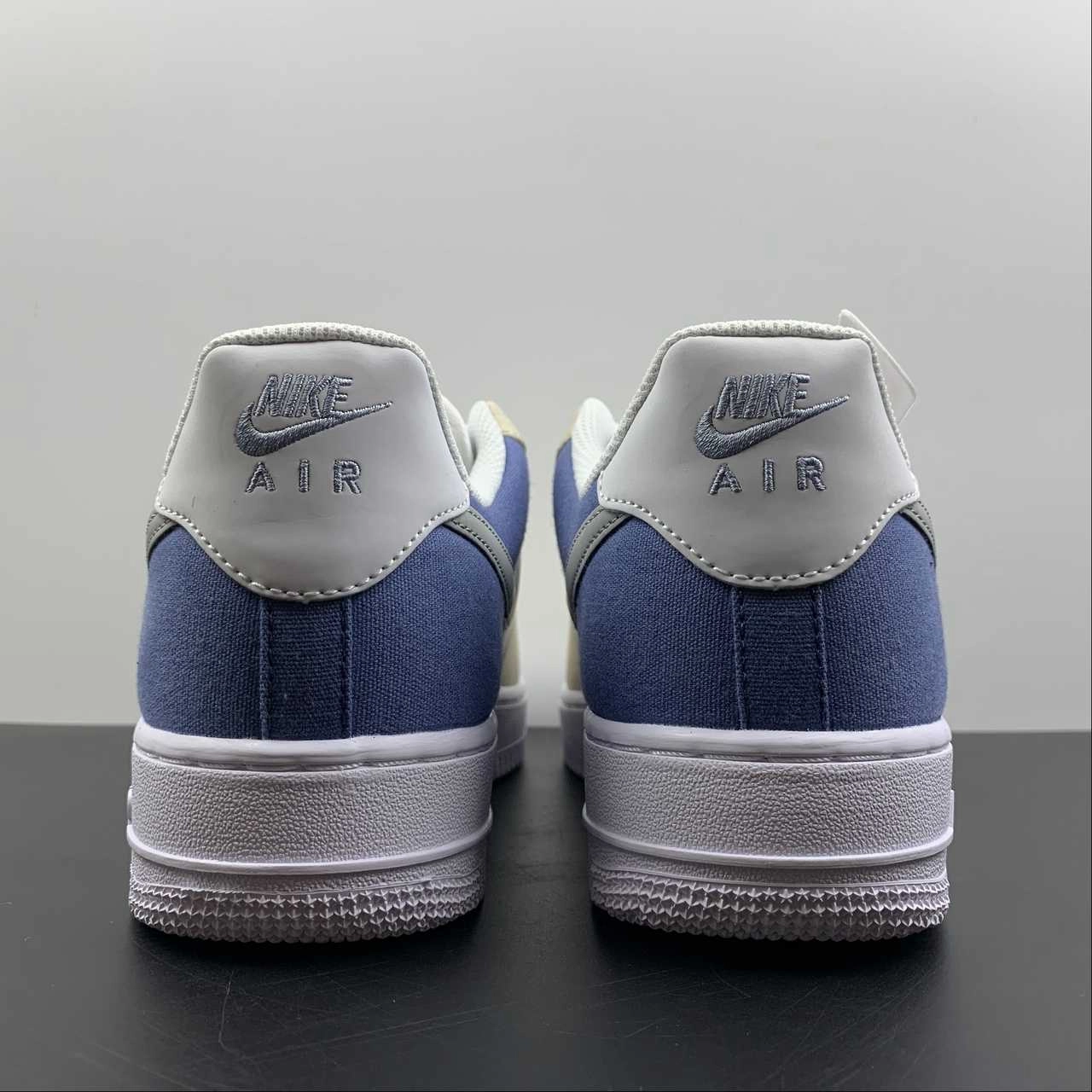 Air Force 1 07 Low Grey White Blue DG2296-018 Block Walk Bush Hike