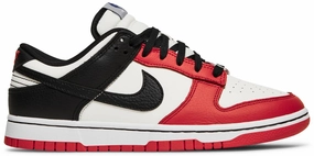 Nike Dunk Low NBA 75th Anniversary Chicago Lace Lock System Casual Moves