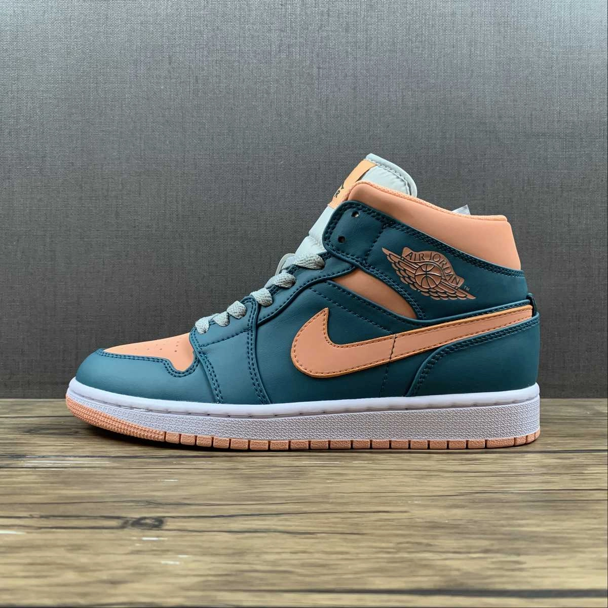 Modern Vibe Air Jordan 1 Mid Pink Green