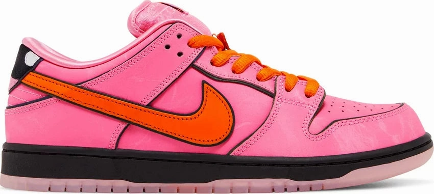 Nike Dunk Low SB x The Powerpuff Girls Blossom All-day arch support