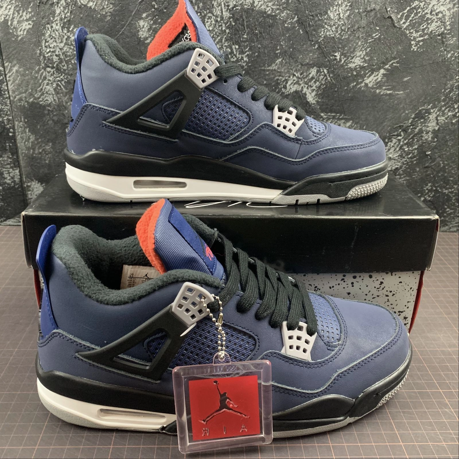 High Traction Flex Grip Air Jordan 4 WNTR Loyal Blue AmMidnight Blue CQ9597-401
