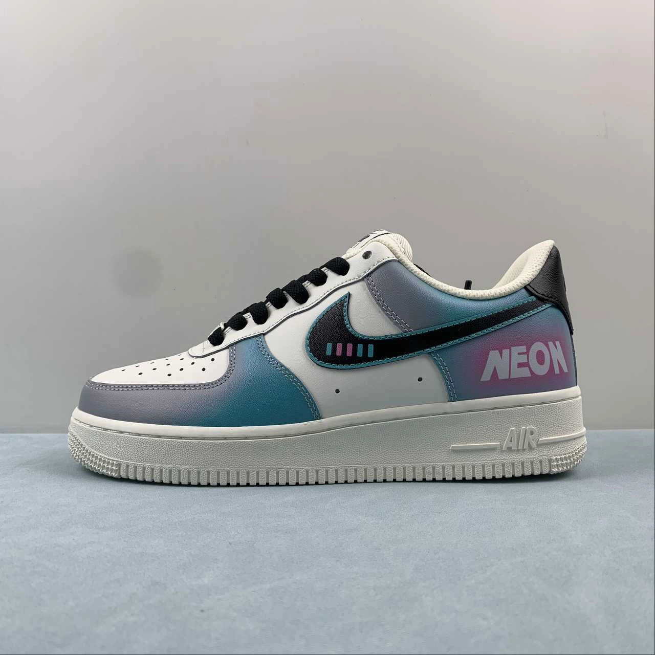 Air Force 1 07 Low e-sports graffiti White Black CW2288-313 Grippy Outsole