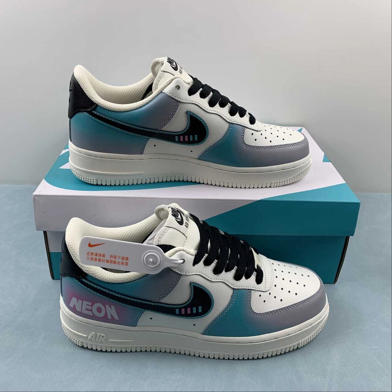 City Stride Air Force 1 07 Low e-sports graffiti White Black CW2288-313
