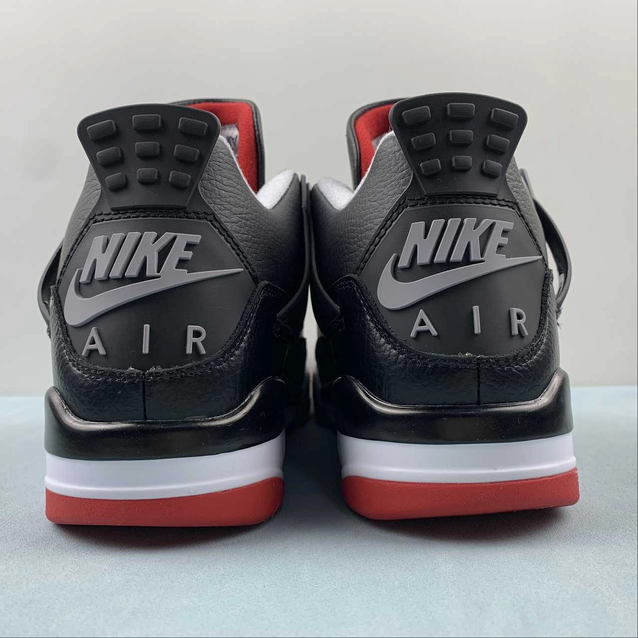 Air Jordan 4 Retro Bred Reimagined Black Fire Red Cement Gray Summit White FV5029-006 Functional Day
