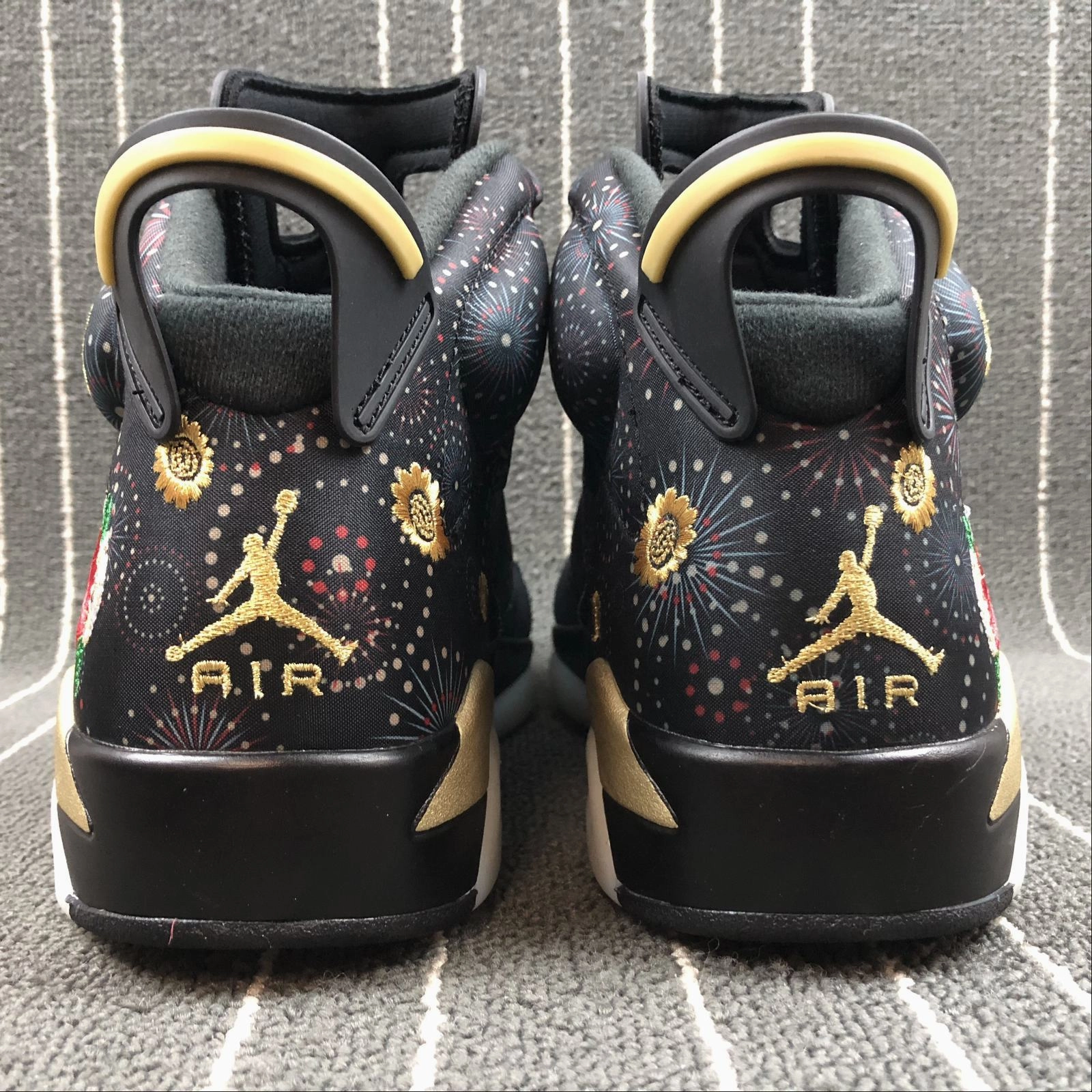 Air Jordan 6 Retro CHY Black Metallic Gold-Multi AA2492-021 All-day Comfort Enhanced Heel Lockdown