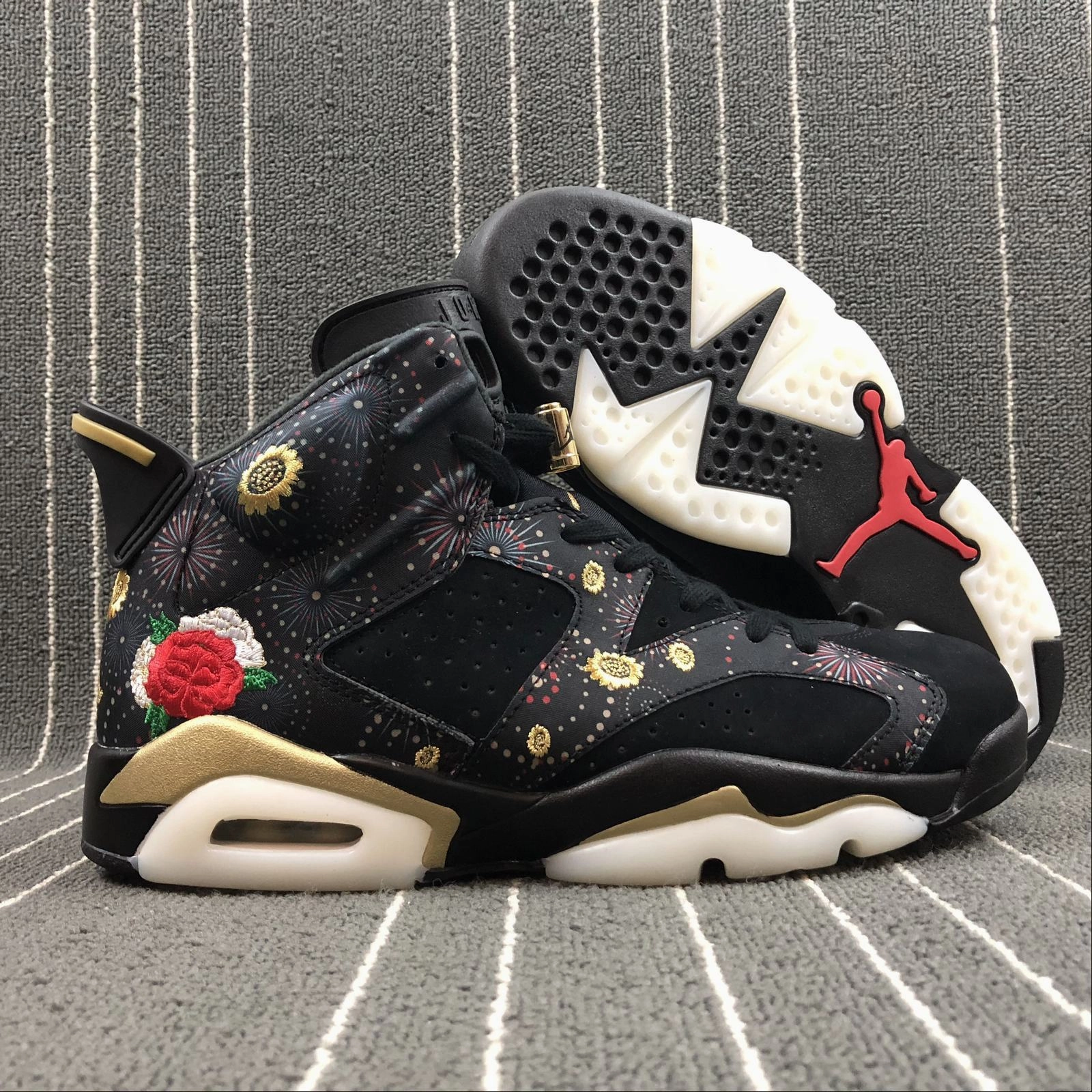 Air Jordan 6 Retro CHY Black Metallic Gold-Multi AA2492-021 Performance Stability Hyper Responsive Cushion
