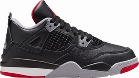 Nike Jordan 4 Bred Reimagined PS (Kids) Breathable knit Aerated Insole