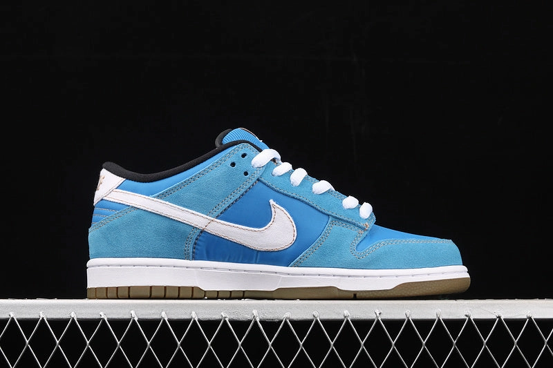 Breathable Choice SB Dunk Low Pro Blue White Street Fighter Chun Li 304292-405
