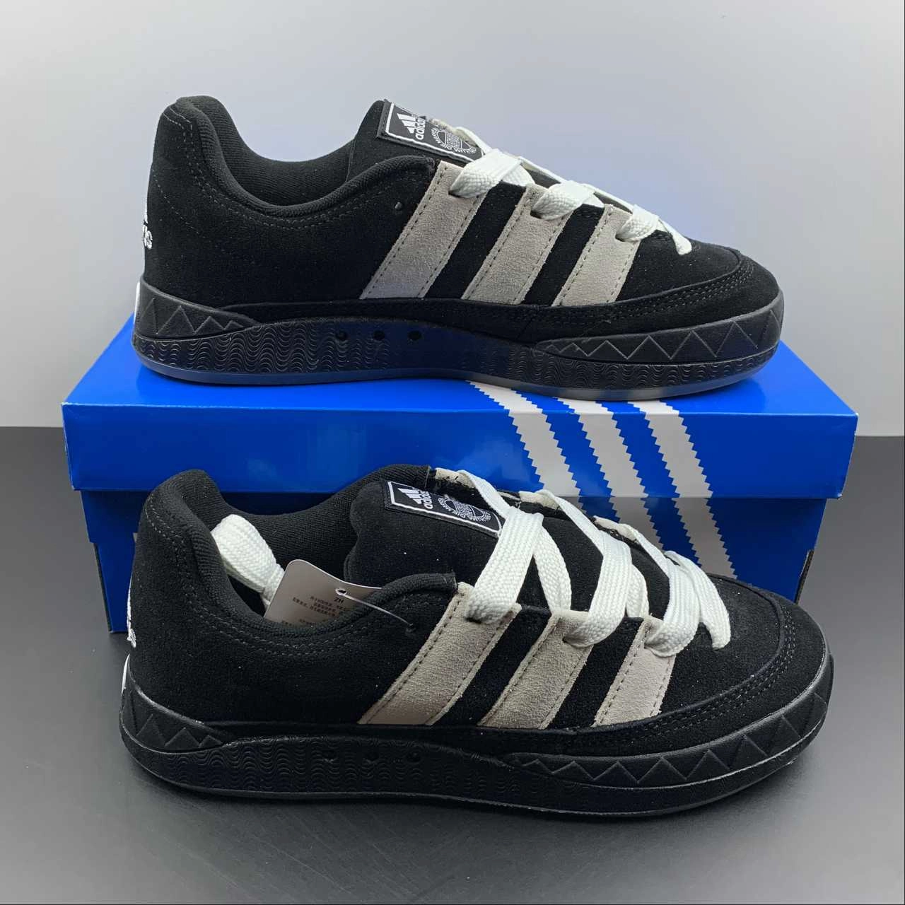 adult running shoes speed training shoes Adidas Adimatic HM Core Black Crystal White HQ6900