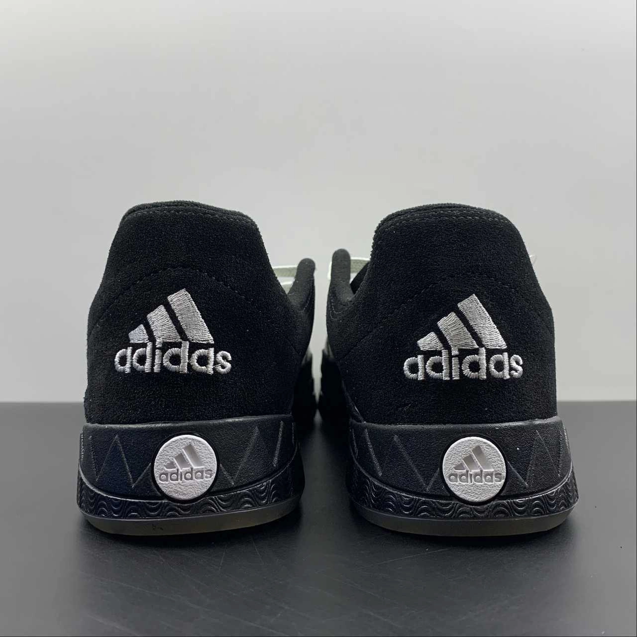 Adidas Adimatic HM Core Black Crystal White HQ6900 ShockAbsorbingMidsole running shoes for track workouts