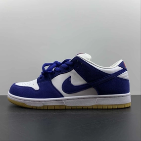 SB Dunk Low Los Angeles Dodgers Deep Royal Blue Sport Red White DO9395-400 Gym suitable Zip Design