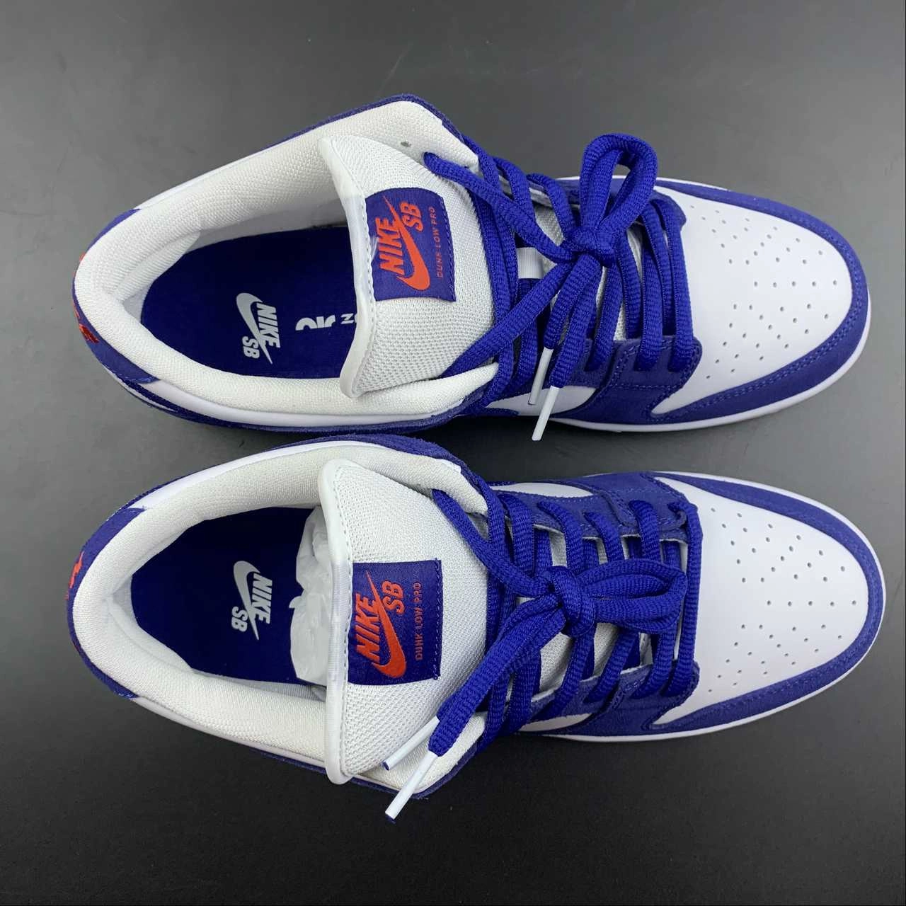 Elegant shock absorption SB Dunk Low Los Angeles Dodgers Deep Royal Blue Sport Red White DO9395-400
