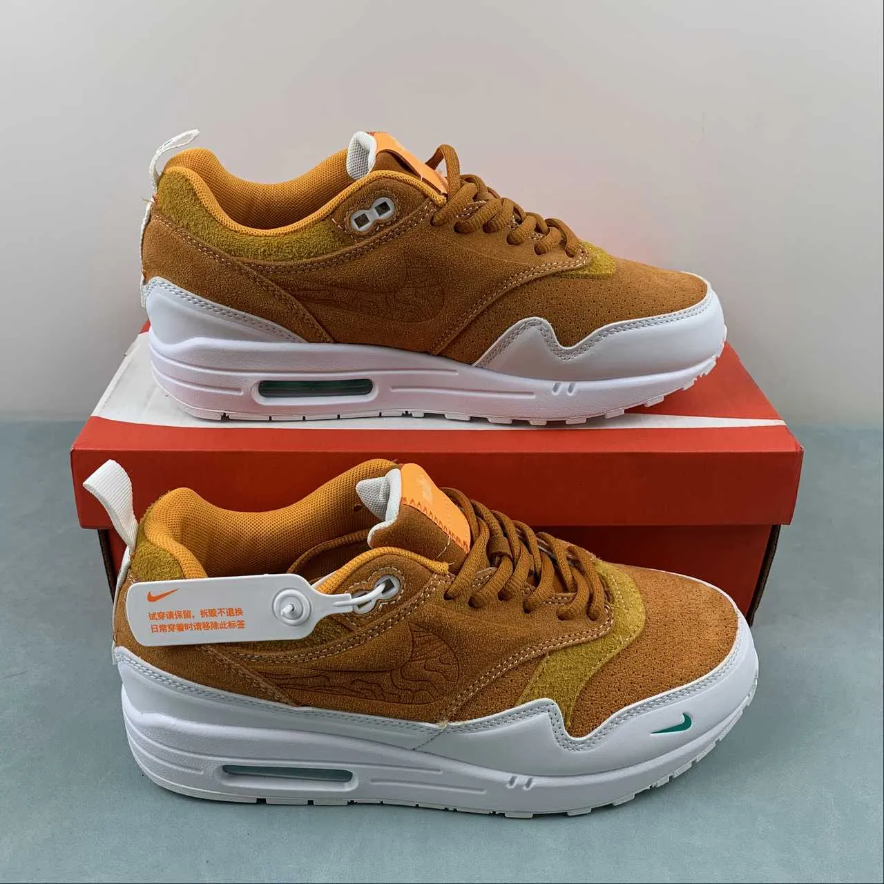 Air Max 1 Serena Williams Design Crew Curry White FQ4298-800 anti - odor shoe quality marathoner