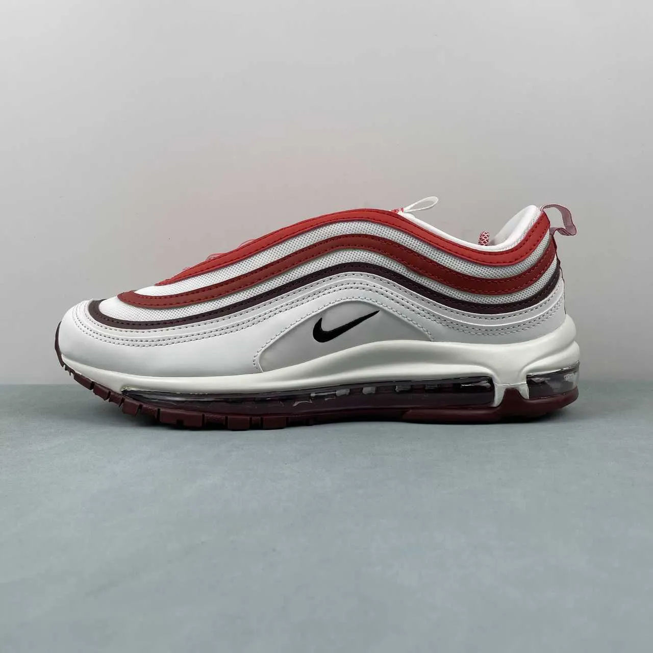Air Max 97 Summit White Dark Team Red Dragon Red Black FN6957-101 low - heeled - feature shoes