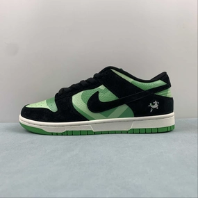 The Powerpuff Girls x SB Dunk Low Black Green White GP5532-062 TPU Stability Cage
