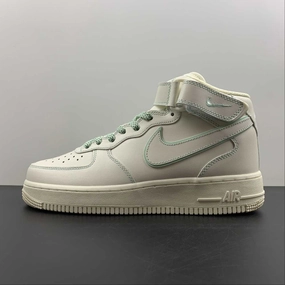 Chill Look Easy Hike Air Force 1 07 Mid Cream White Green BY6899-695