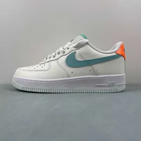 Air Force 1 07 Low Be The One Sail Green Frost White HM3728-131 Flat Walk