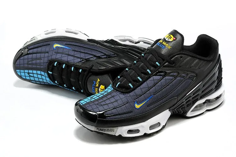 cushioned synthetic shoes Air Max Plus 3 Black Navy Lake Blue AV7223-003