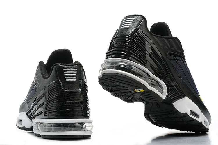 soccer player shoes contemporary Air Max Plus 3 Black Navy Lake Blue AV7223-003