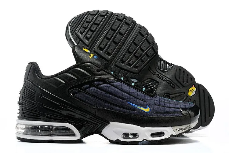 Air Max Plus 3 Black Navy Lake Blue AV7223-003 StablePlatform thin sole shoes