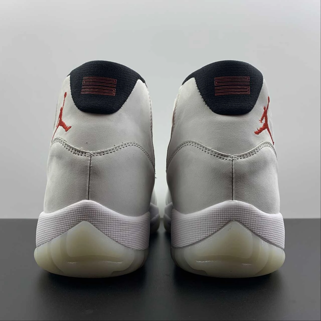 Air Jordan 11 Retro Platinum Tint University Red 378037-016 Foam Padding System