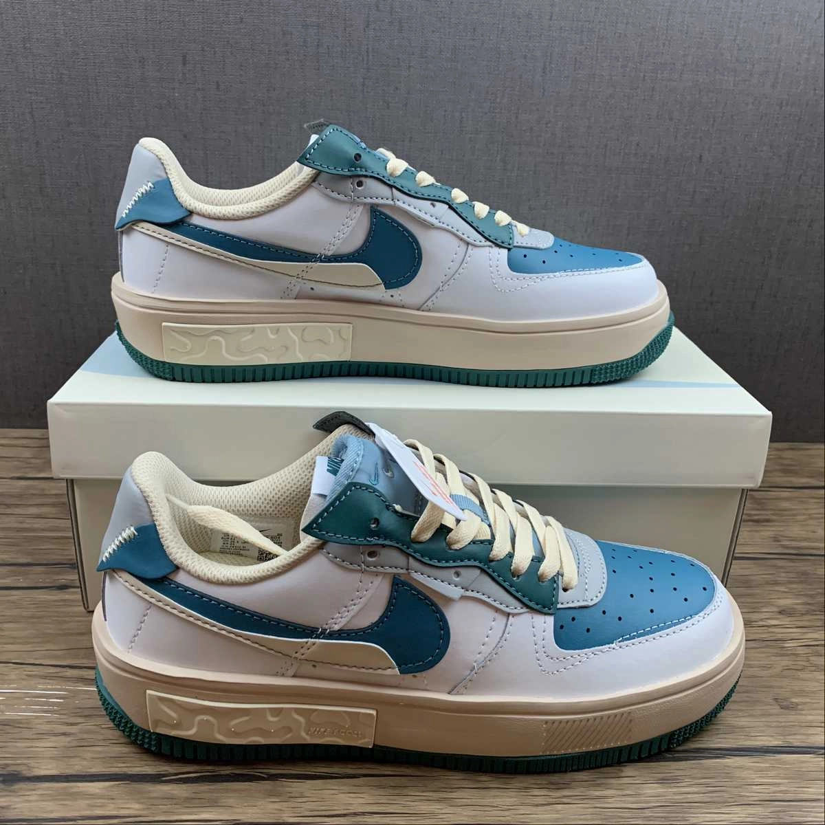 Daily Step Air Force 1 FONTANKA Navy Blue Green Gray CW6688-604