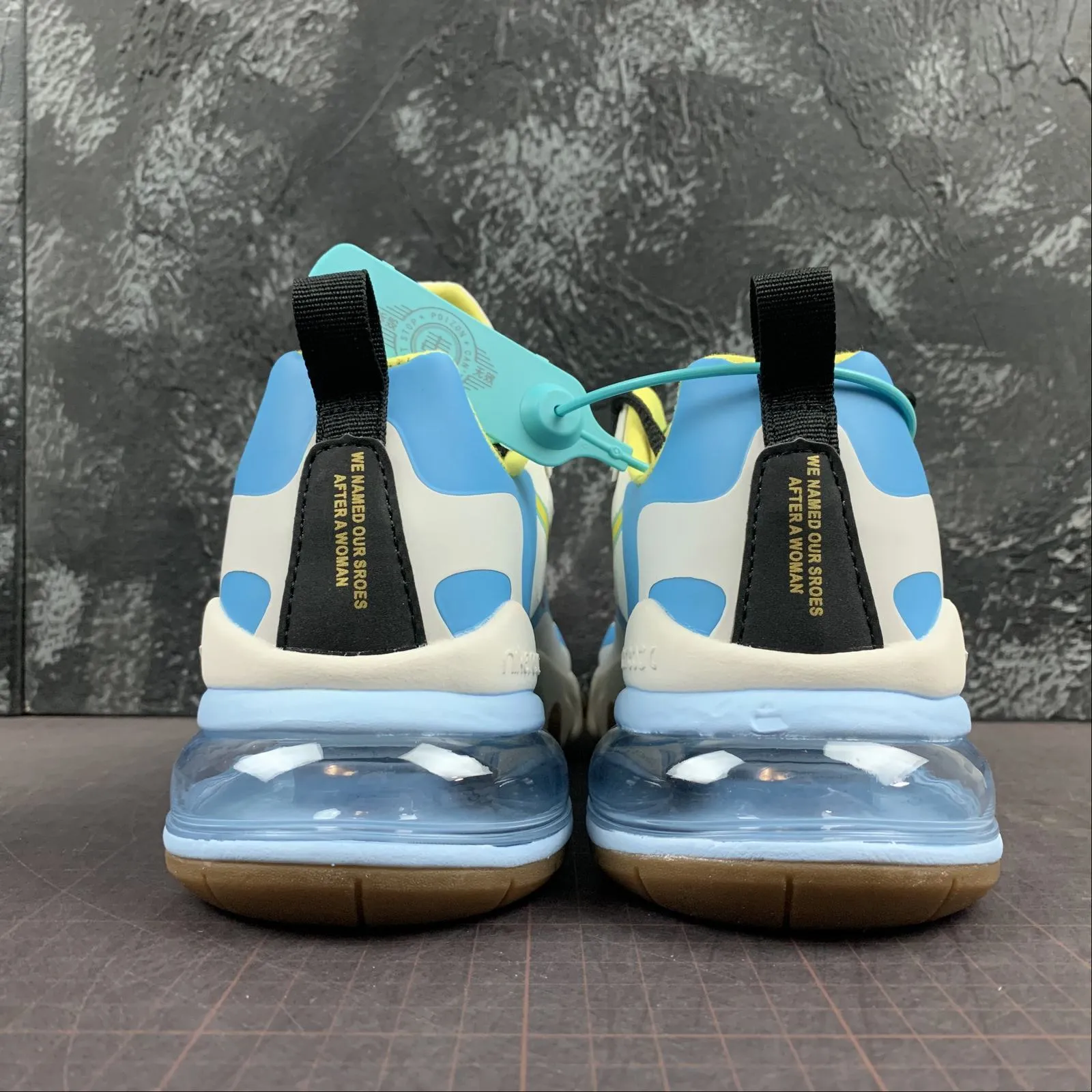 hot - weather running gear Air Max 270 React Red Blue White CT1634-100