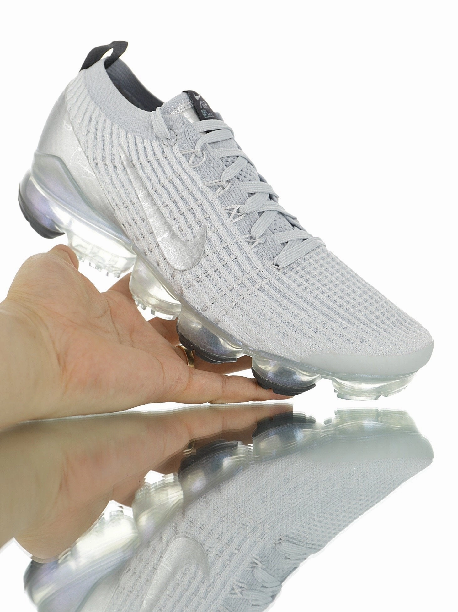 Air VaporMax Flyknit 3.0 Reflect Silver Effortless Glide