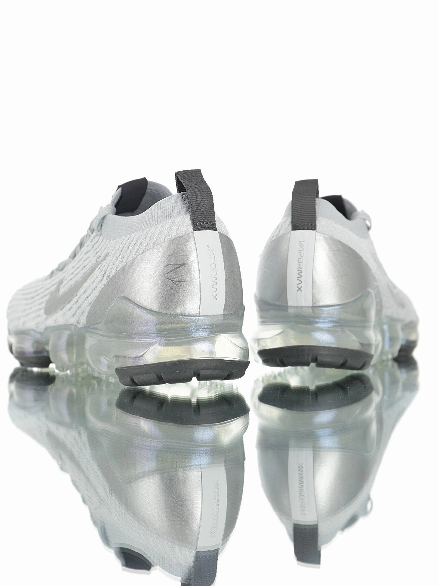 Reinforced Toe Guard Slip   Resistant Air VaporMax Flyknit 3.0 Reflect Silver