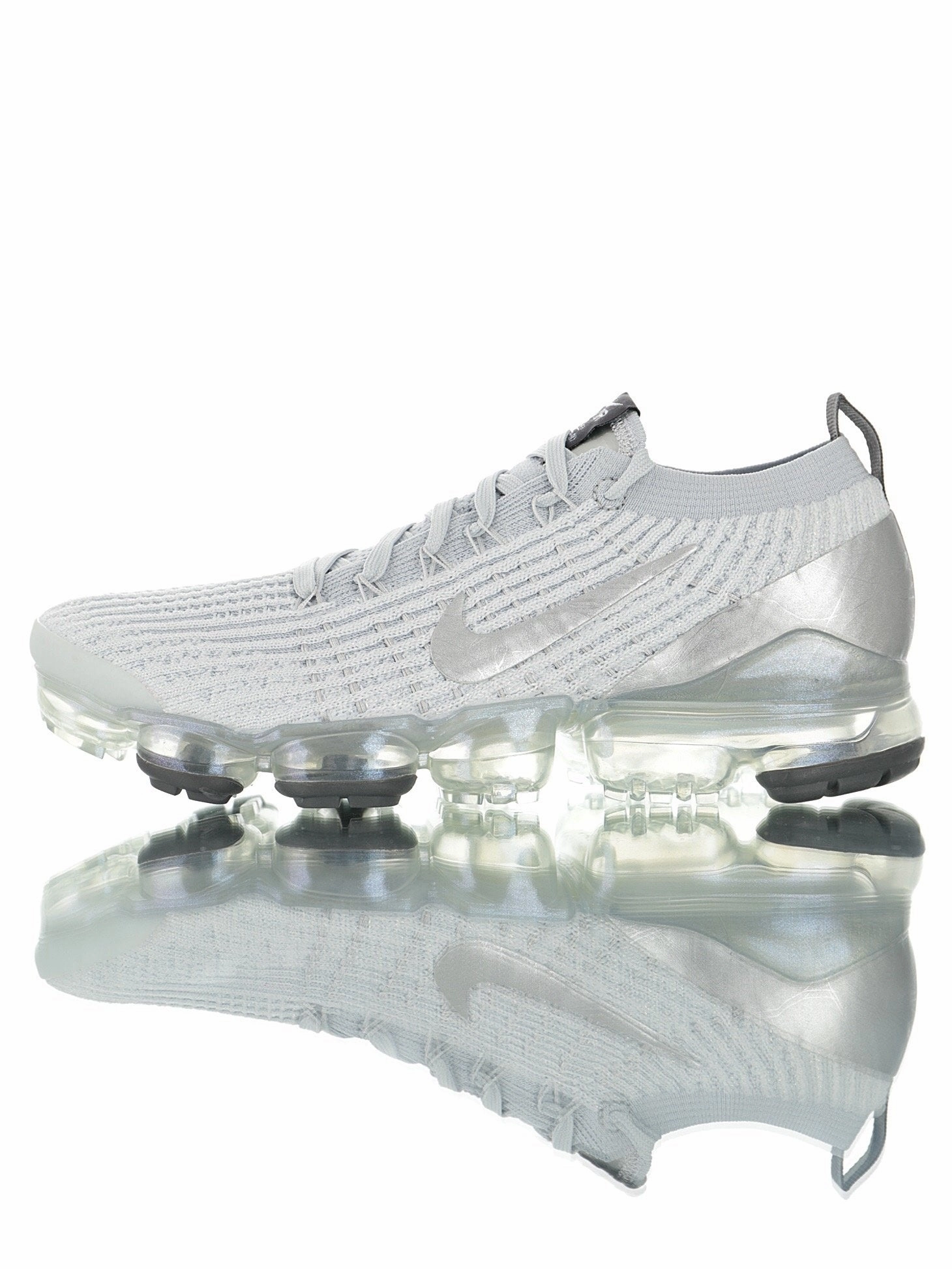 Air VaporMax Flyknit 3.0 Reflect Silver Ergonomic Toe Box Quick Wear