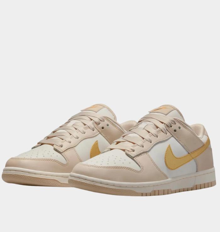 Quick Support NarrowFit Nike Dunk Low Phantom Metallic Gold (W)