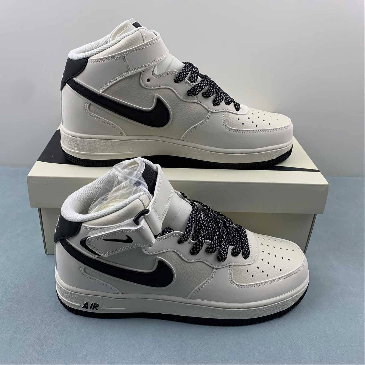 Air Force 1 07 Mid Off White Black SH0235-511 Fast Stride Active Motion