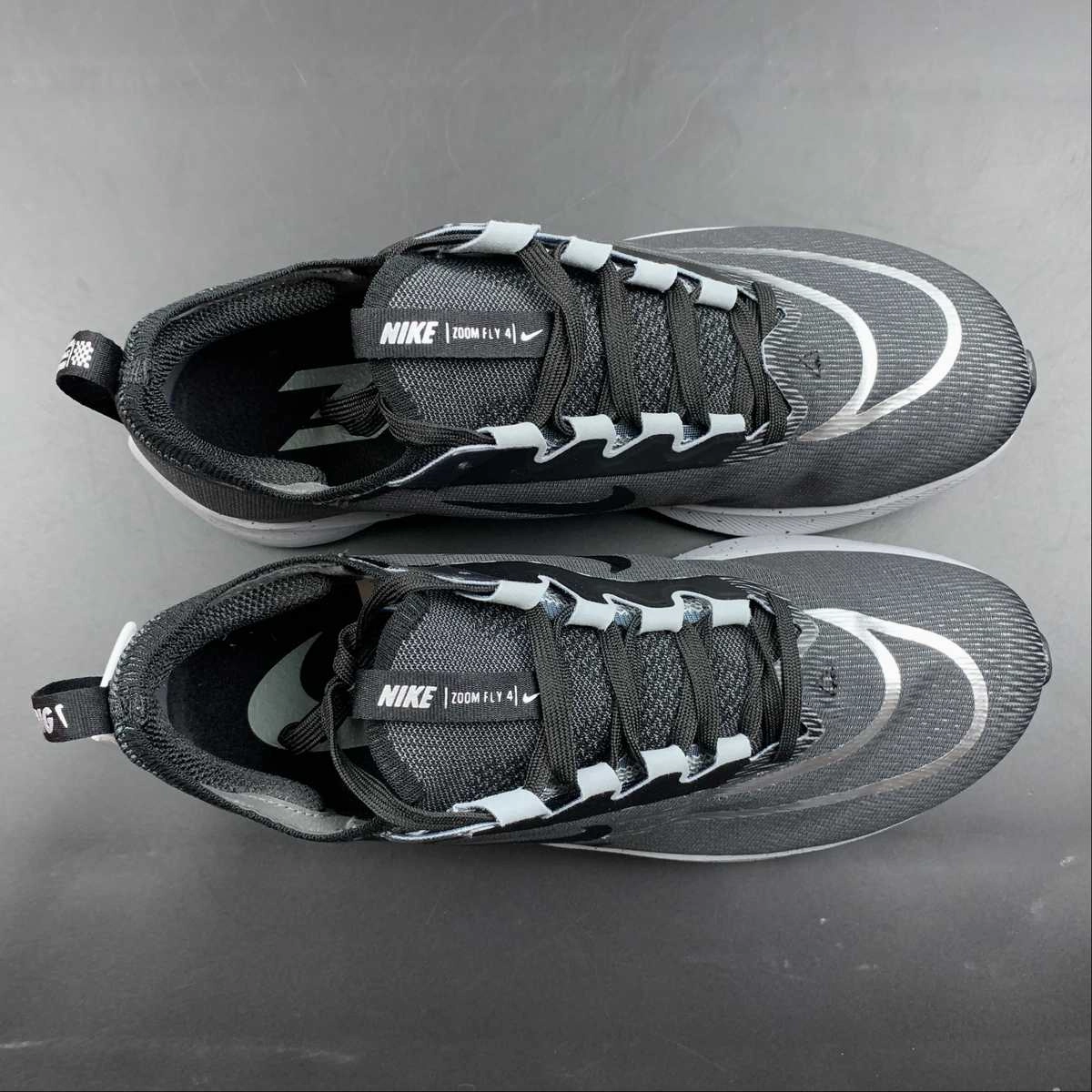 Zoom Fly 4 Dk Smoke Grey Metallic Silver CT2392-002 Natural Support Light Weight