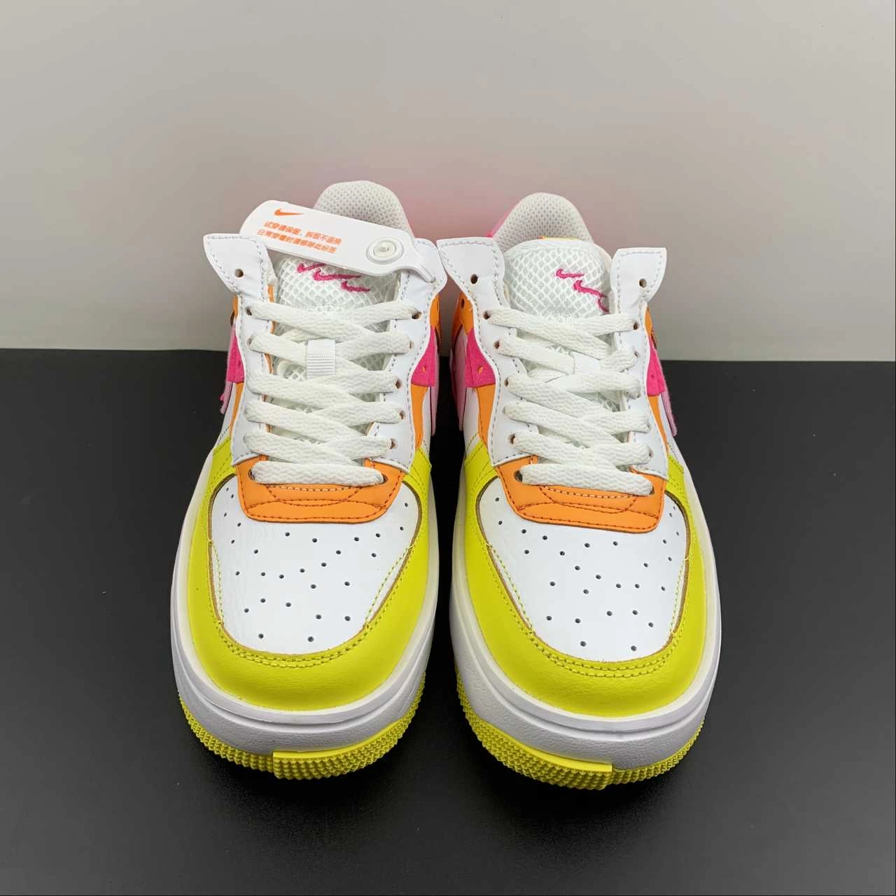 Air Force 1 FONTANKA Solar Flare Medium Soft Pink DX2675-100 Fashionable Look