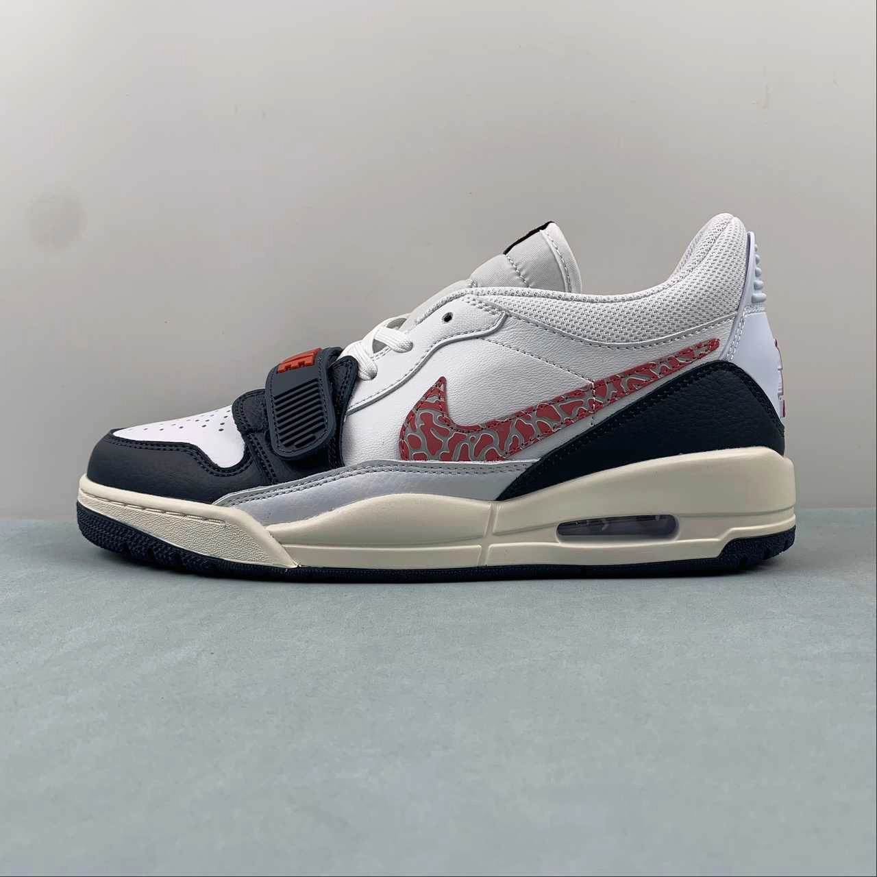 Game Ready Build Reactive Fit Air Jordan Legacy 312 Low GS White Navy Wolf Gray CD9054 146