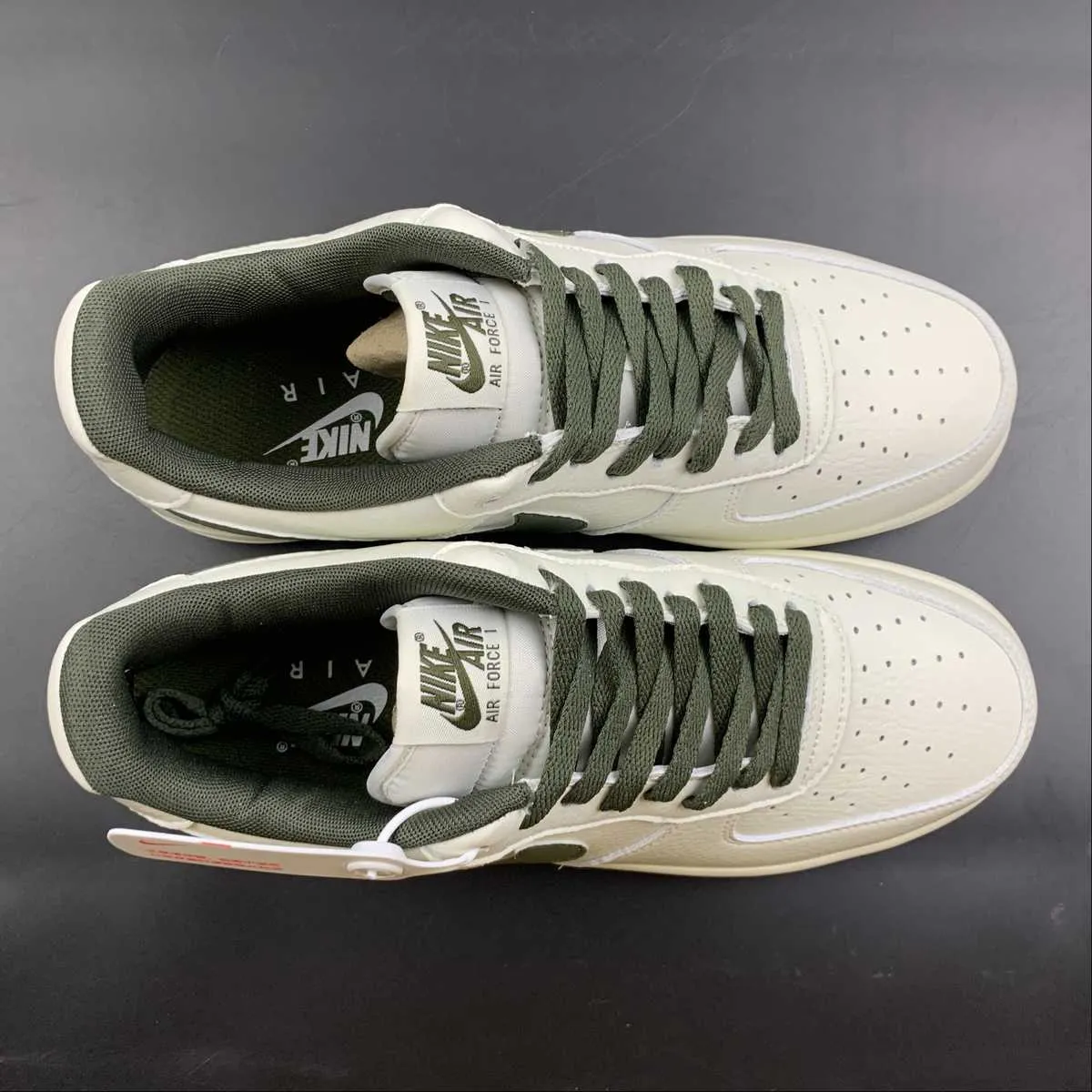 Air Force 1 07 Beige Army Green CH1808-610 Fit Daily
