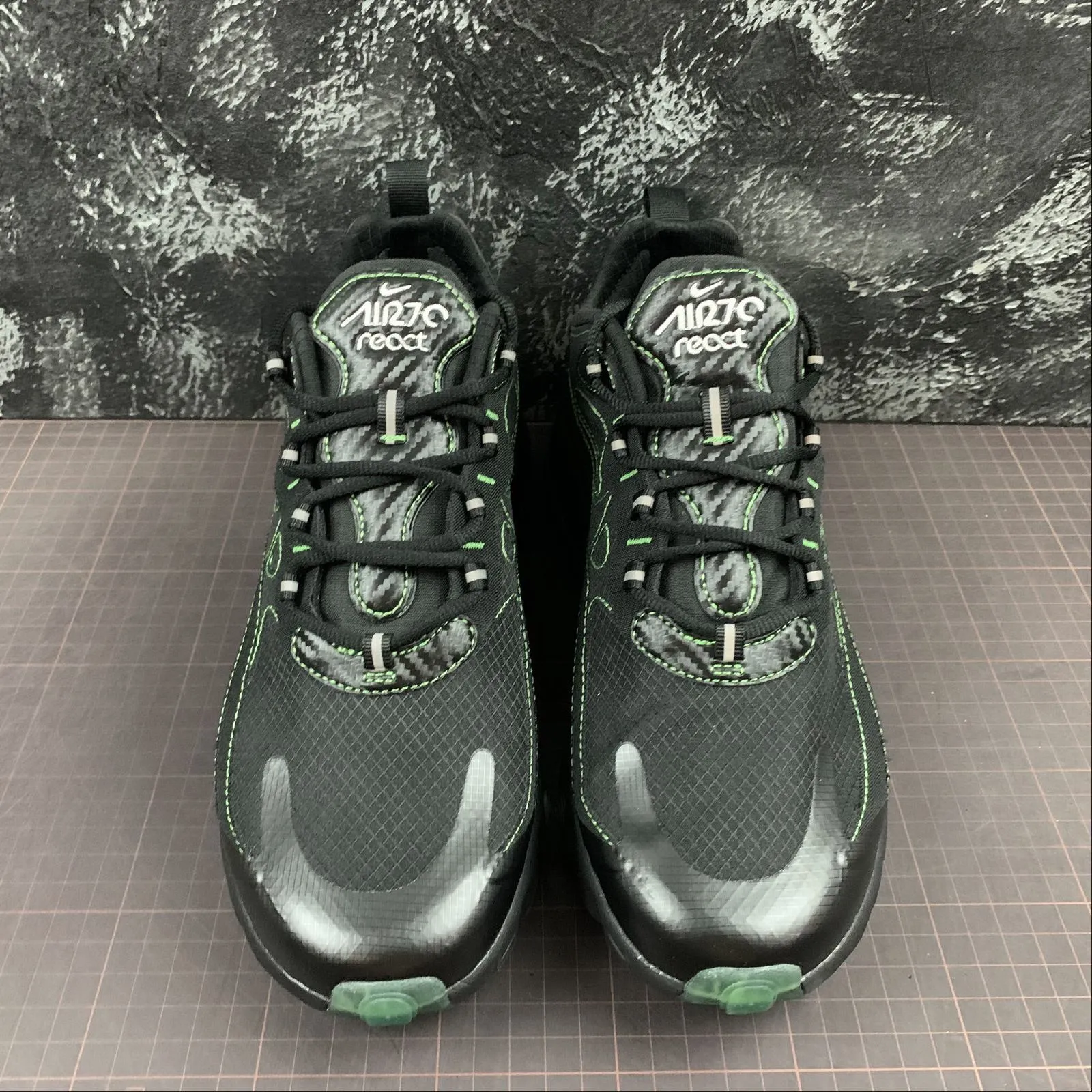 Classic Shoes Tough Air Max 270 React SP Black Black-Electric Green