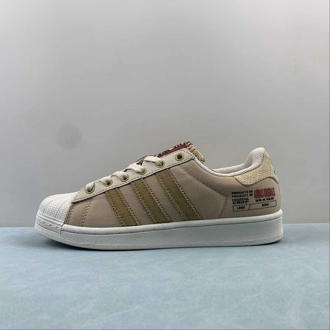 Anti Wrinkle Adidas Superstar Brown Beige IE2940