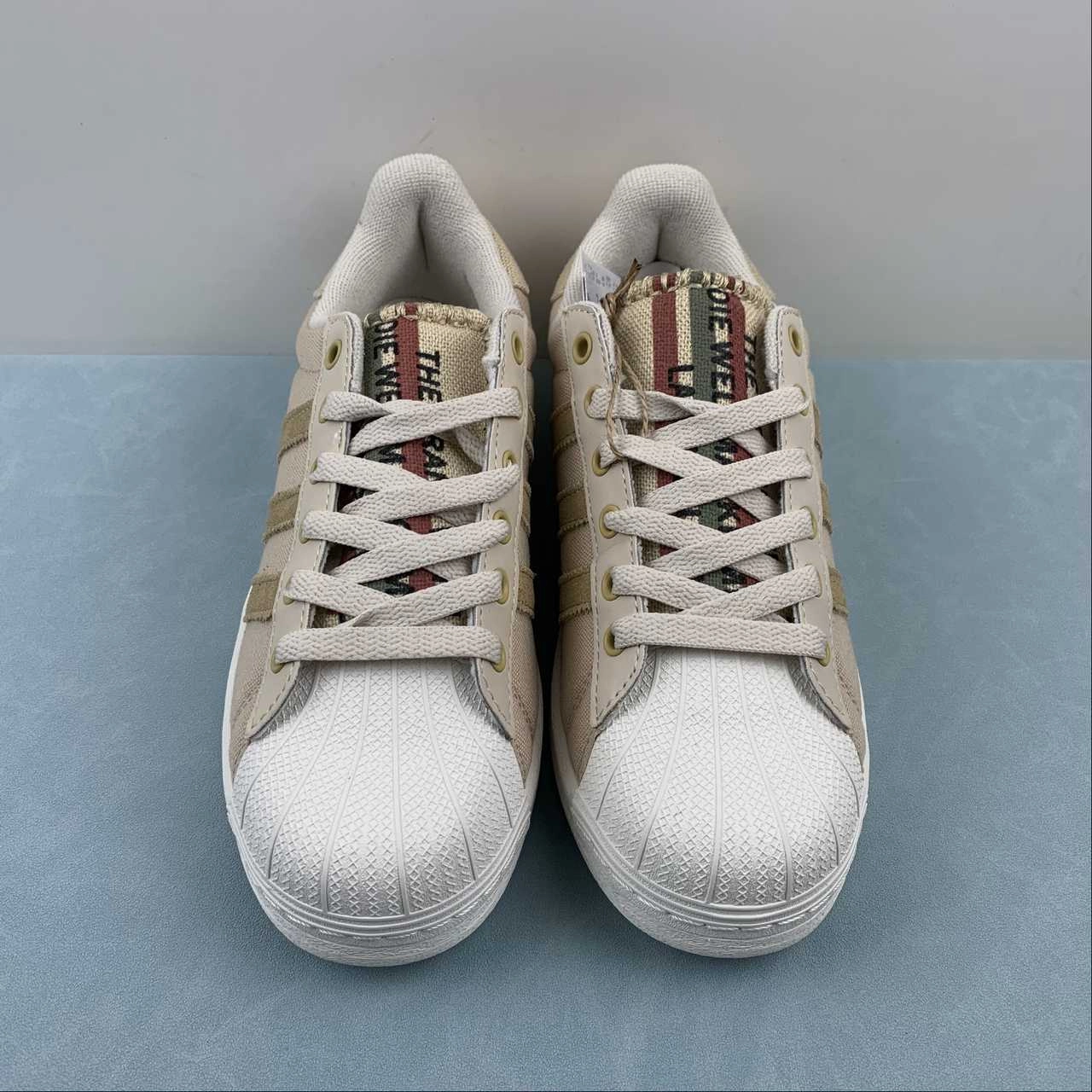fencing shoes Adidas Superstar Brown Beige IE2940