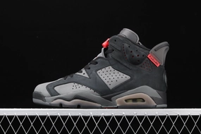 Stability Frame Support In Game Control Air Jordan 6 Retro PSG Black Grey Big Paris CK1228-001