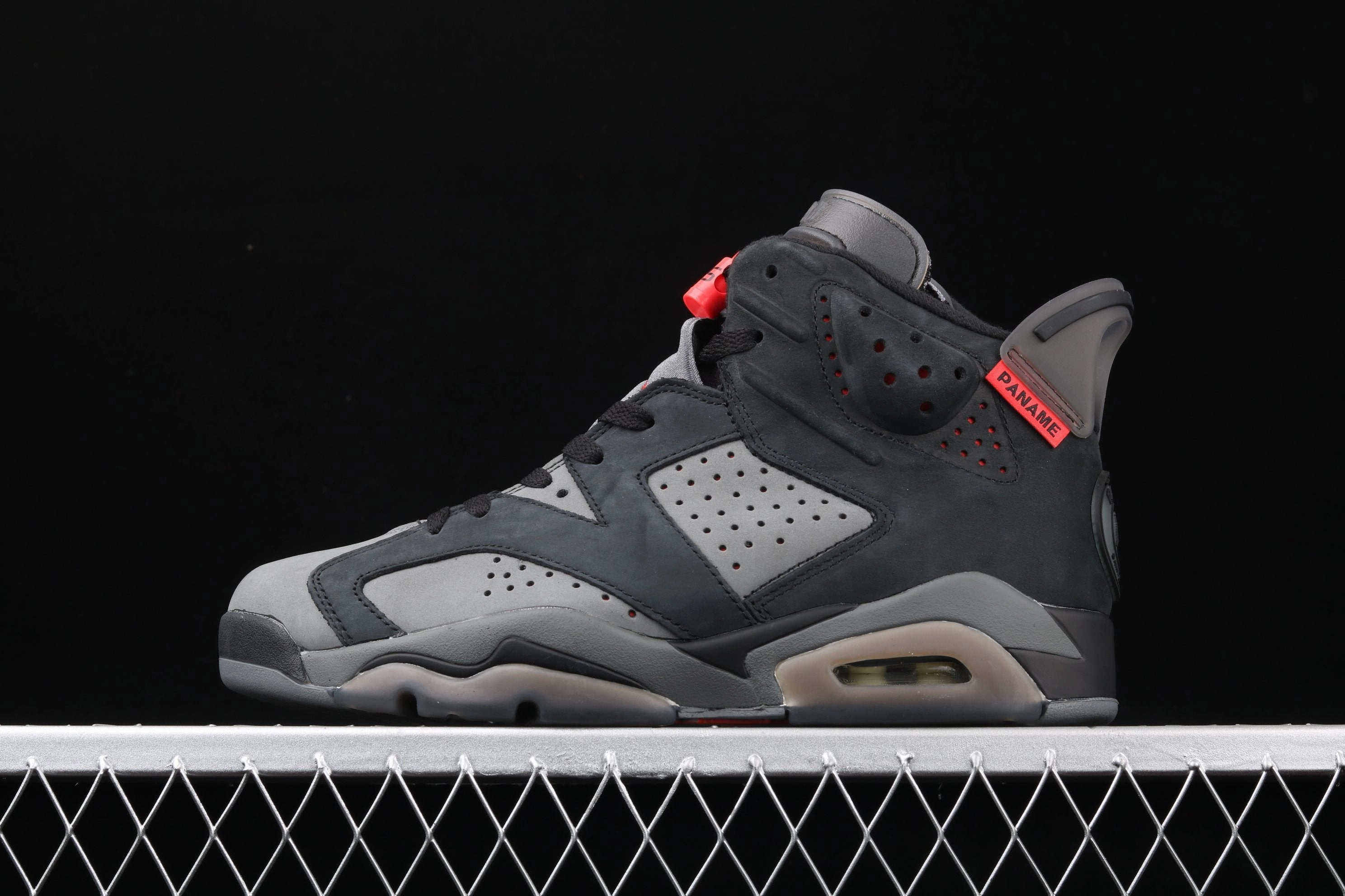 Stability Frame Support In Game Control Air Jordan 6 Retro PSG Black Grey Big Paris CK1228-001
