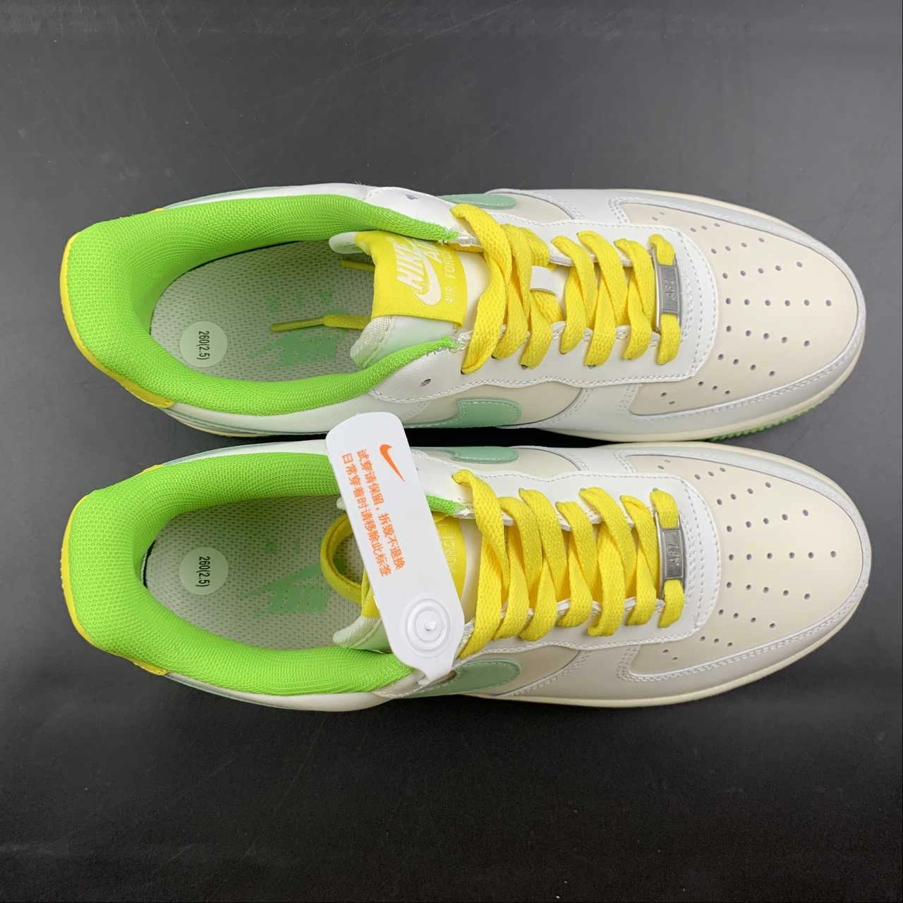 Low Maintenance Air Force 1 07 LV8 2 White Green CW3388-201