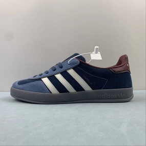 Adidas Gazelle Indoor Navy Blue Dark Red Cloud White ID1008 High Top Design