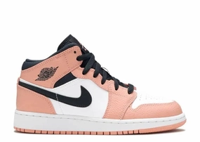 Durable Feel Shock absorption tech Air Jordan 1 Mid Pink Quartz (GS)