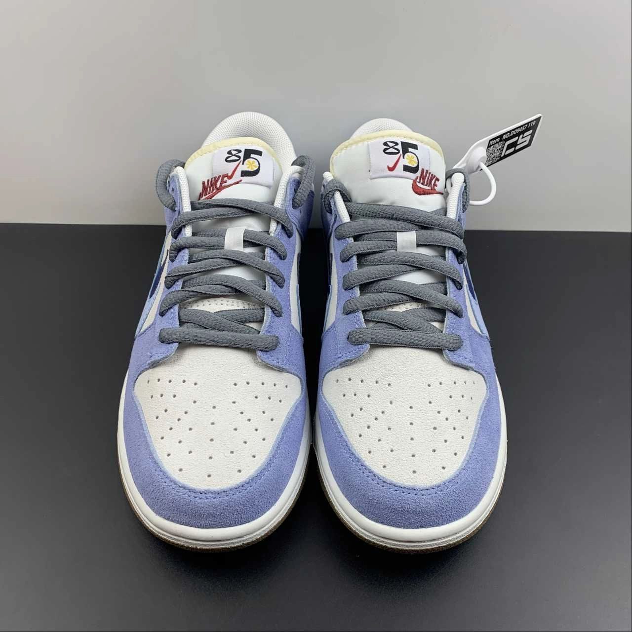 SB Dunk Low SE 85 Coconut Milk Blue Dark Grey DO9457-119 street-ready