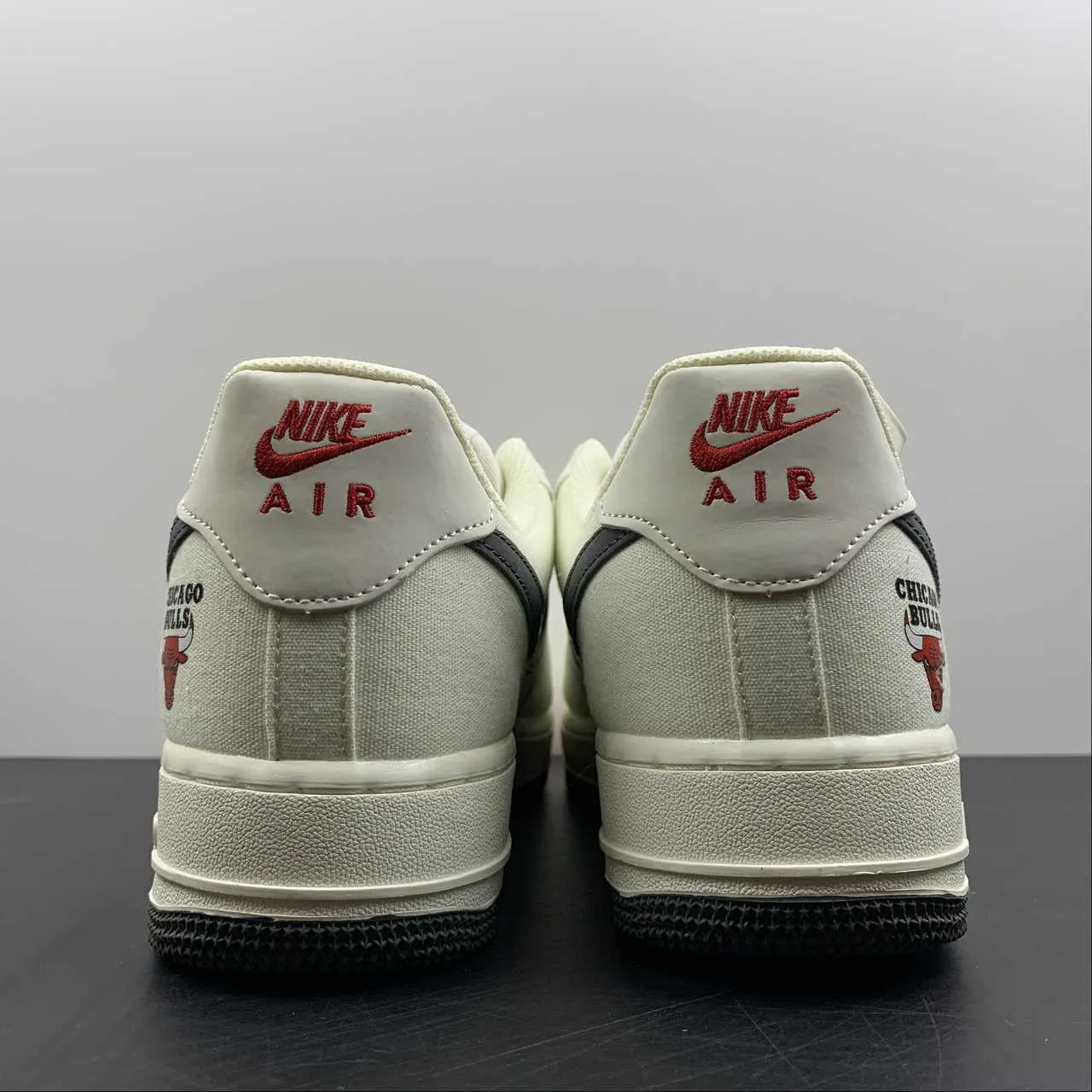 Casual Performance Air Force 1 07 Low Beige Dark Grey Red Chicago NA2022-006
