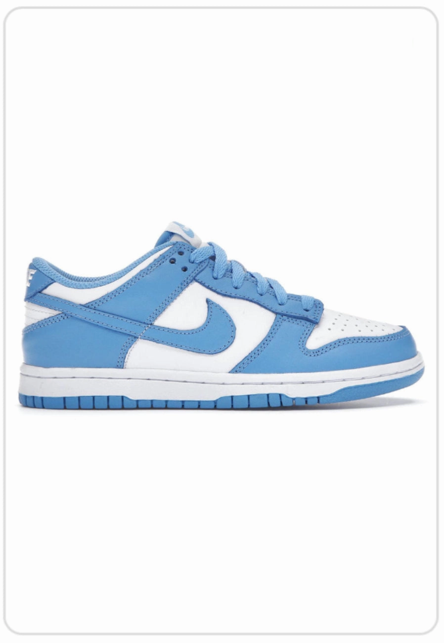 Impact-absorbing fit Compression Molded Outsole Nike Dunk Low UNC / University Blue GS